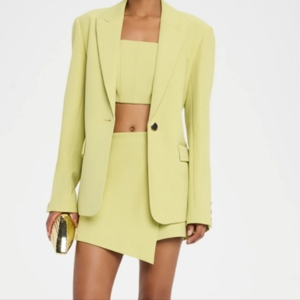 Toccin Stella Wrap Skort In Matcha NWT